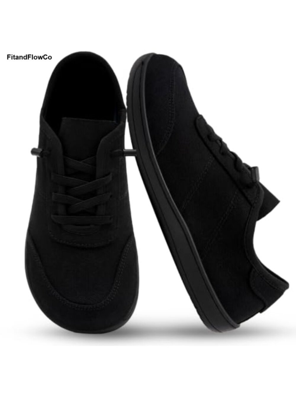 Wide Toe Box Zero Drop Barefoot Sneakers Slip-On Walking Shoes